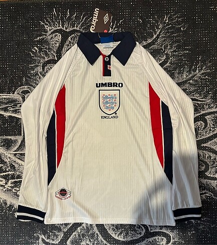 İngiltere 1998 Uzun Kollu Retro Forma