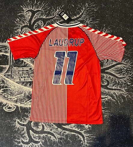 Laudrup Danimarka 1986 Retro Forma