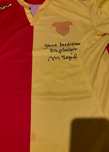 Mehmet Sepil İmzalı Göztepe Forması - Görsel 3