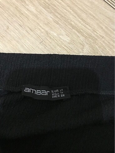 Diğer Siyah şort etek kumaş