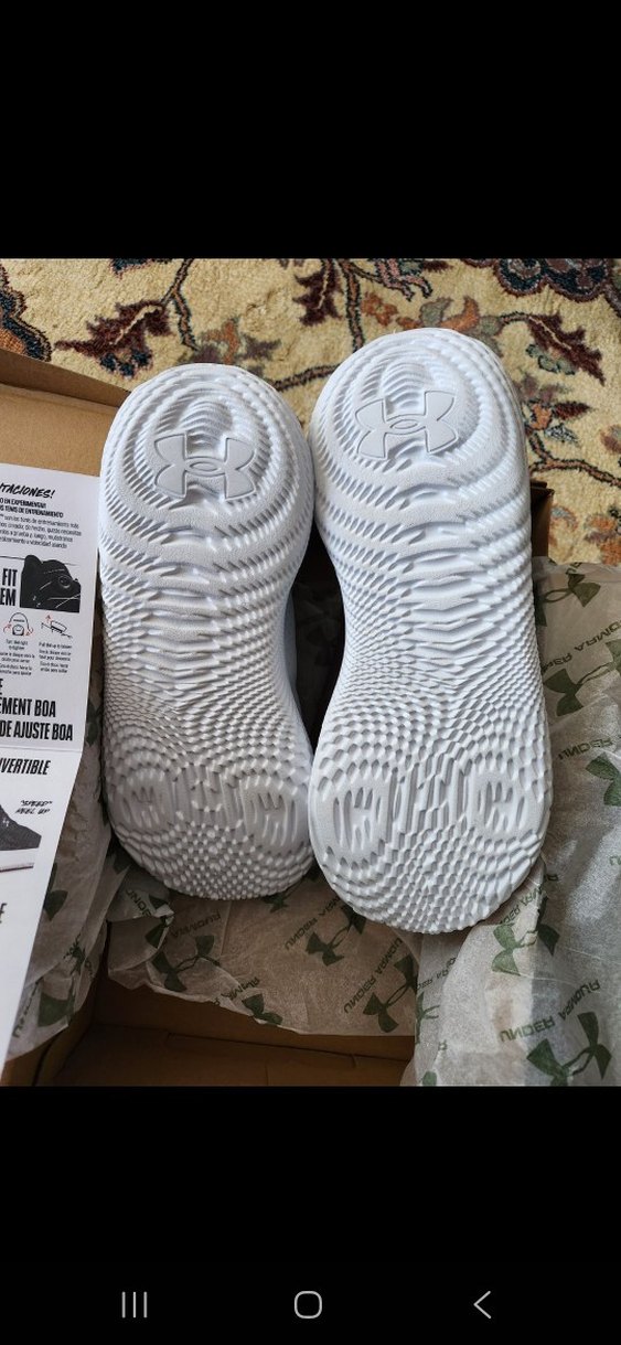 Under Armour Beyaz Gri Erkek Spor Ayakkabı - Görsel 4