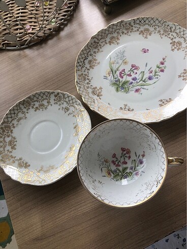 American Vintage Trio Bavaria fincan takımı