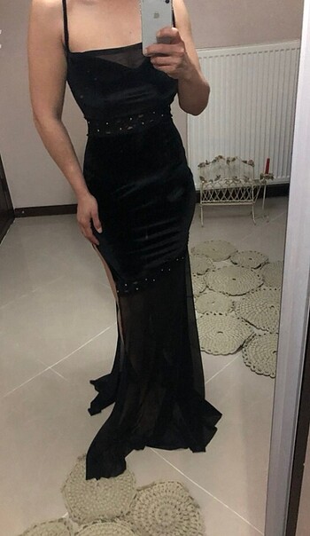 Diğer Siyah kadife abiye