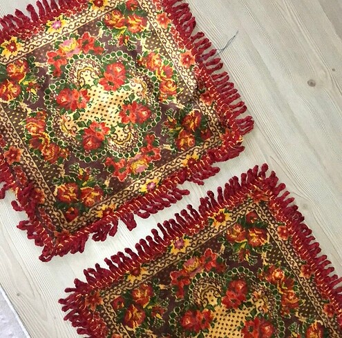 American Vintage Vintage kadife yastık kılıfı