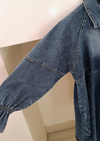diğer Beden Mavi Denim Ceket