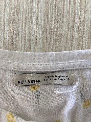 s Beden beyaz Renk Çiçek Desenli T-Shirt