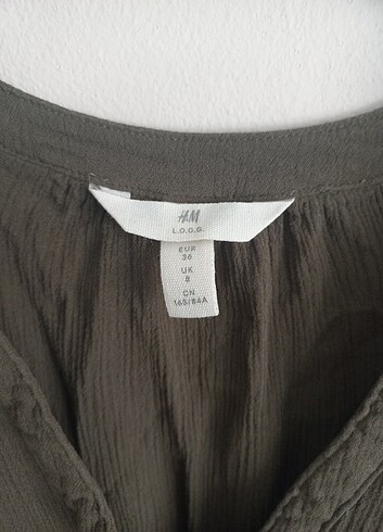 s Beden gri Renk H&M elbise 