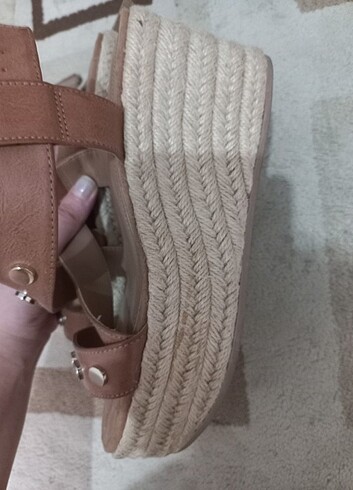 38 Beden camel Renk H&M sandalet