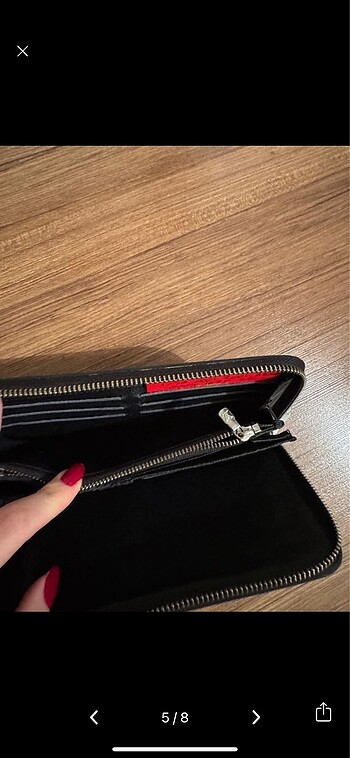  Beden siyah Renk Louis vuitton epi leather zippy wallet