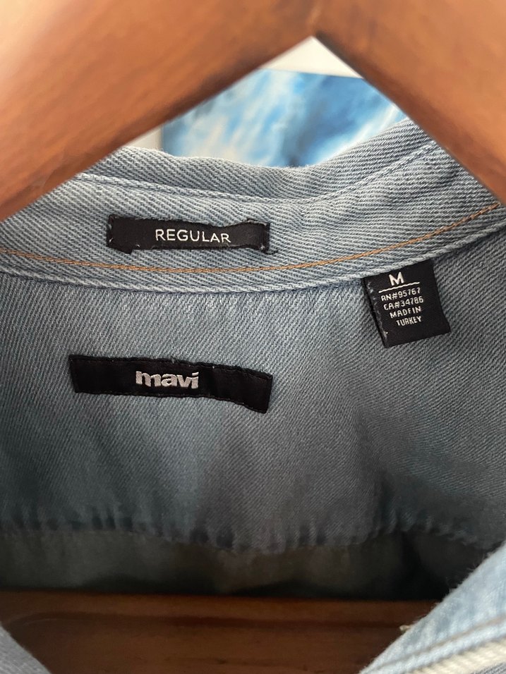 Mavi Erkek Gömlek - Görsel 3