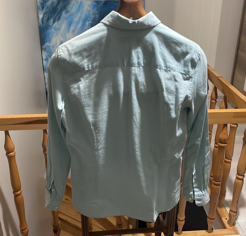 MAVİ UZUN KOLLU ERKEK GÖMLEK - Görsel 2