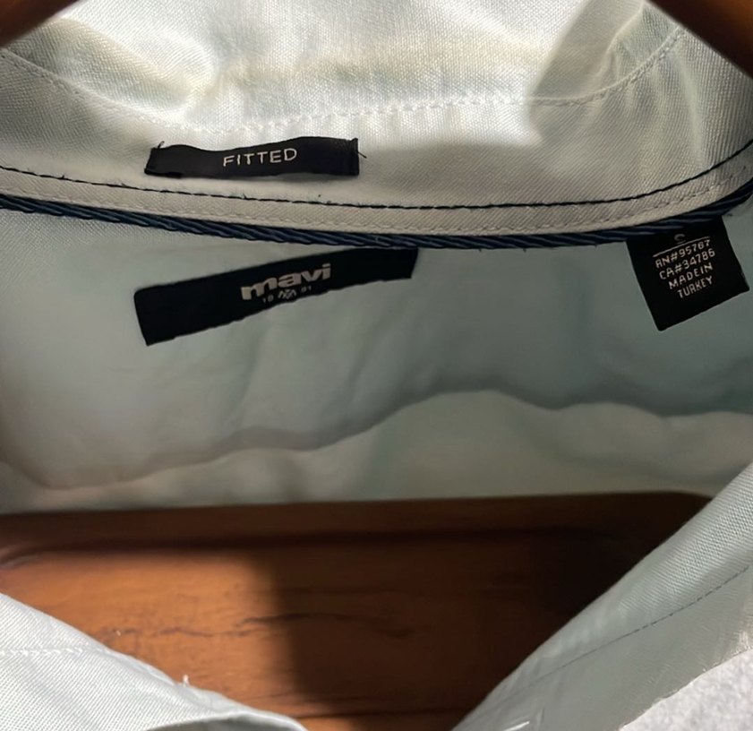 MAVİ UZUN KOLLU ERKEK GÖMLEK - Görsel 3