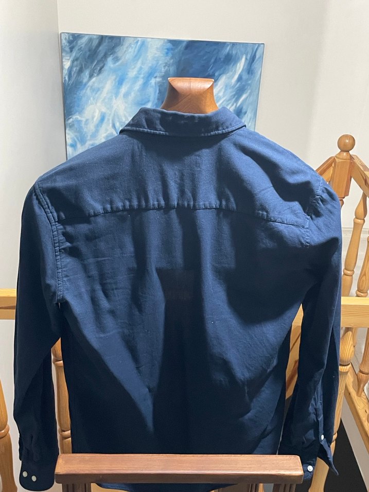 LUFIAN ERKEK LACİVERT GÖMLEK - Görsel 2