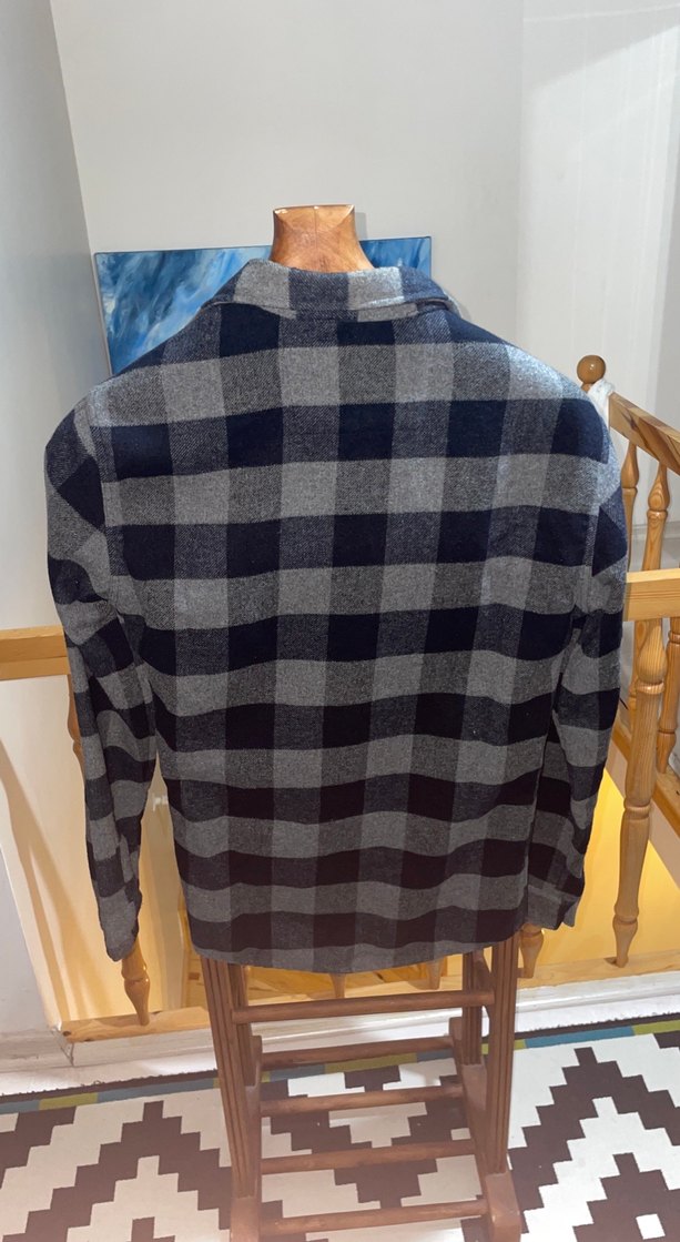 Gri Desenli Erkek Gömlek - Görsel 3