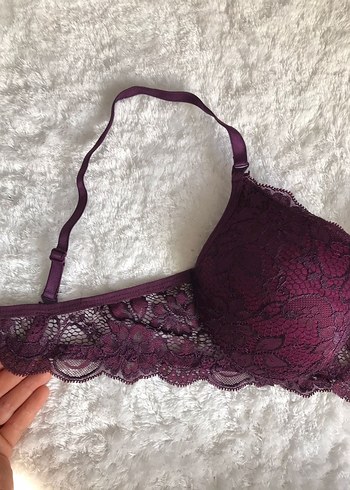 Siyah Dantelli Midi Sütyen - Görsel 9