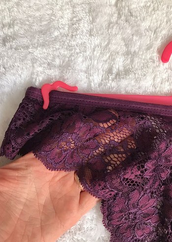 Siyah Dantelli Midi Sütyen - Görsel 8