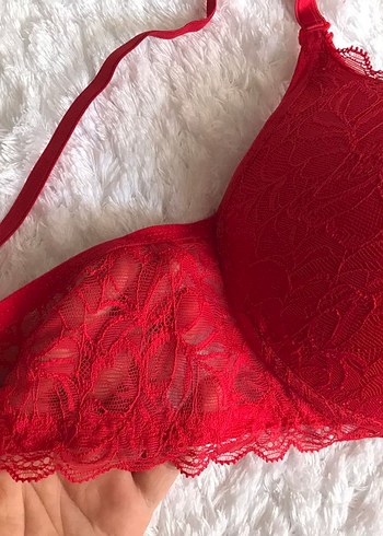 Siyah Dantelli Midi Sütyen - Görsel 13