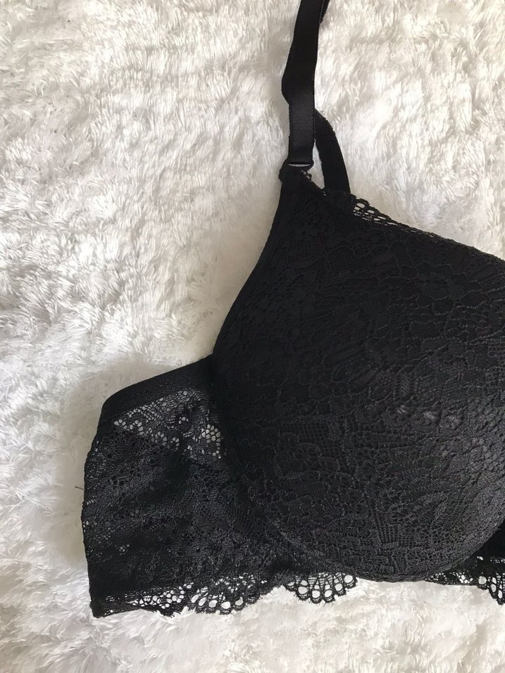 Siyah Dantelli Midi Sütyen - Görsel 3