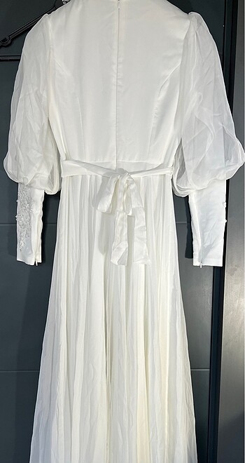 Tesettür düğün abiye elbise - Görsel 4