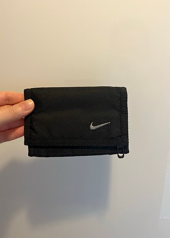 Nike Siyah erkek/Kadın Cüzdanı, Cırt Cırtlı