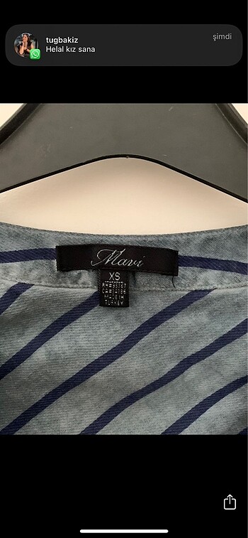 Mavi Jeans Mavi marka çizdiği gömlek