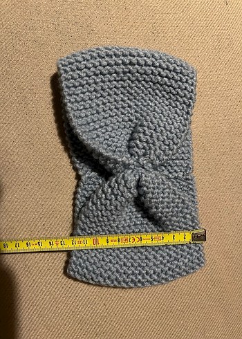  Beden Gri Örgü Bohem Kadın bandana