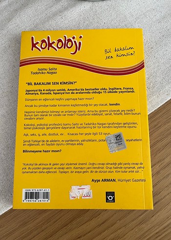 Beden Kokoloji Kendini Keşfetme Oyunu Kitabı