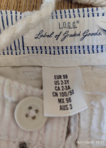 Beyaz Keten Mini Şort - Görsel 2