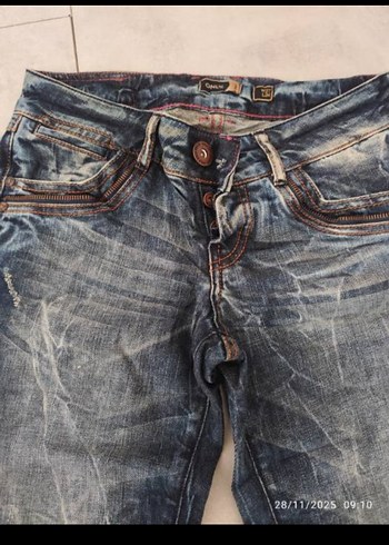 ONLY MARKA Mavi Denim Kadın Kot Pantolon - Görsel 4