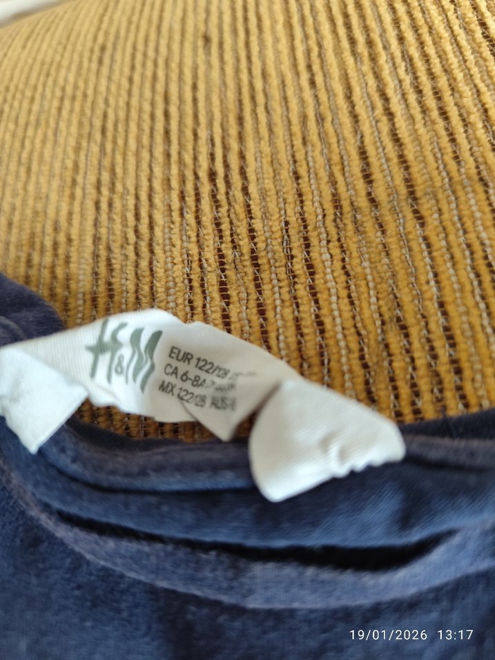 Kız Çocuk Lacivert Uzun Kollu Unicorn Tişört - Görsel 3