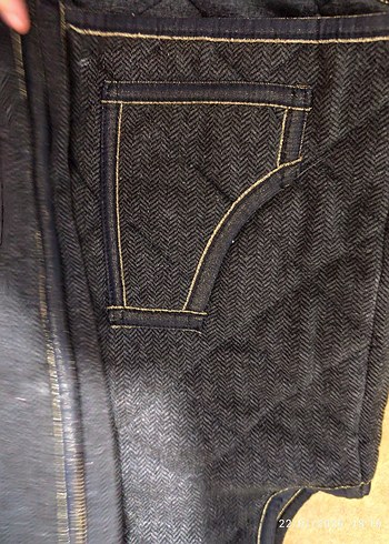 Erkek Çocuk Gri Denim Fermuarlı Yelek - Görsel 3