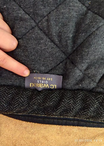 Erkek Çocuk Gri Denim Fermuarlı Yelek - Görsel 4