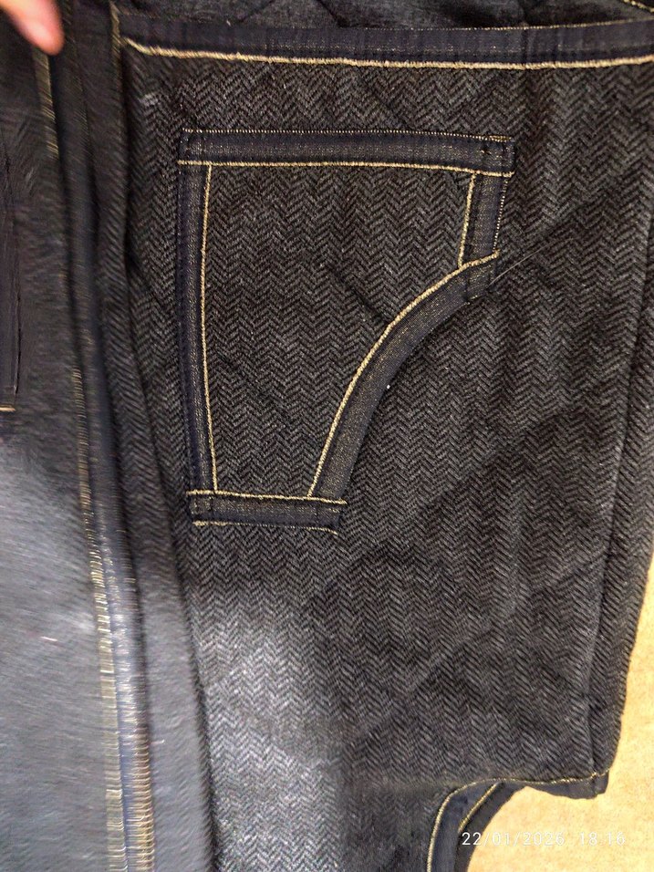 Erkek Çocuk Gri Denim Fermuarlı Yelek - Görsel 3