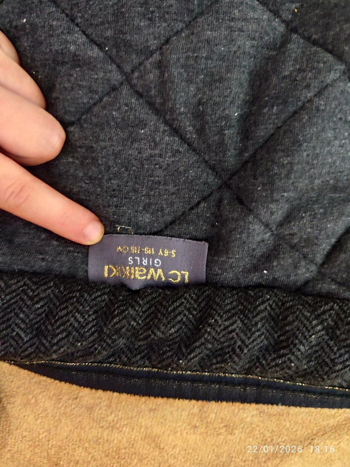 Erkek Çocuk Gri Denim Fermuarlı Yelek - Görsel 4