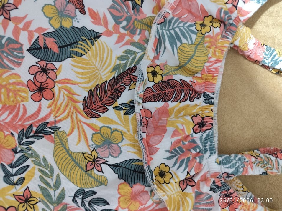 Kız Çocuk Çok Renkli Askılı Bluz - Görsel 2