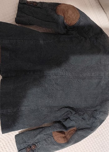 Erkek Çocuk haki yeşili Denim Ceket - Görsel 4