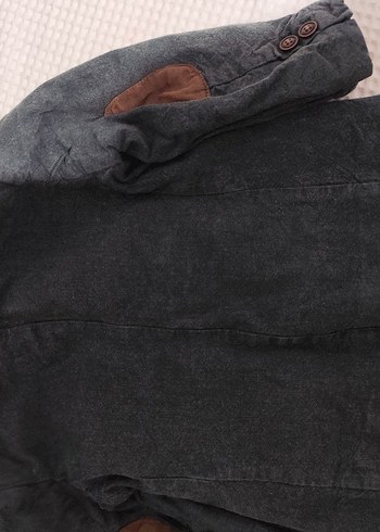 Erkek Çocuk haki yeşili Denim Ceket - Görsel 3