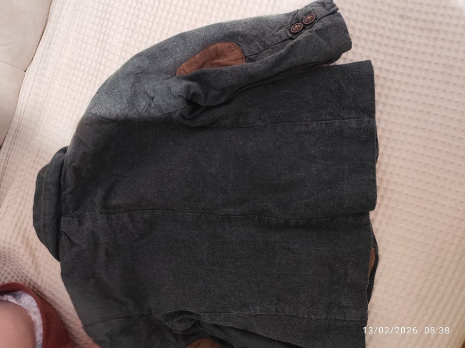 Erkek Çocuk haki yeşili Denim Ceket - Görsel 3