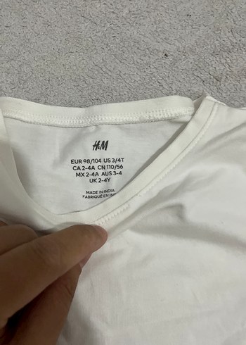 Kız Çocuk Beyaz Uzun Kollu Tişört - Görsel 2