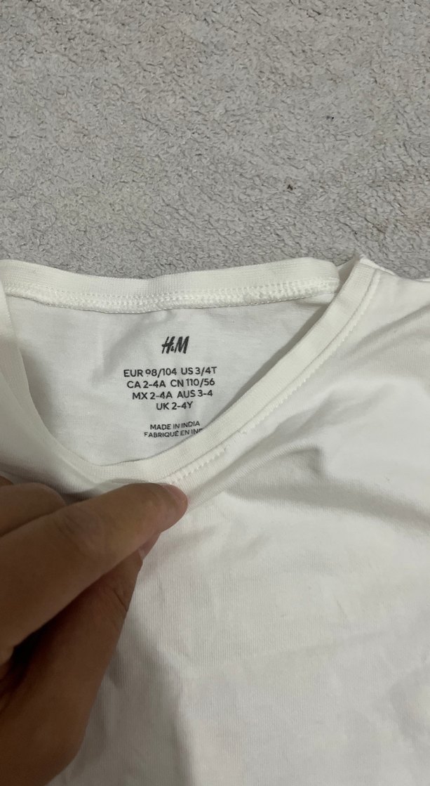 Kız Çocuk Beyaz Uzun Kollu Tişört - Görsel 2