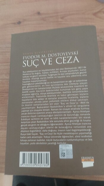 diğer Beden çeşitli Renk SUÇ VE CEZA (Dostoyevski)