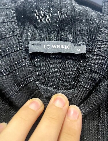 Simli triko çam model elbise - Görsel 4