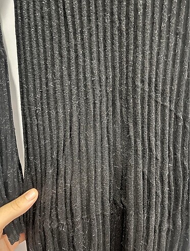 Simli triko çam model elbise - Görsel 3