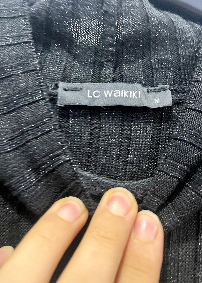 Simli triko çam model elbise - Görsel 4