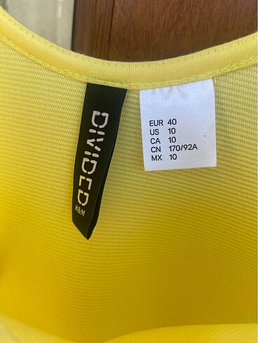 40 Beden H&M Elbise