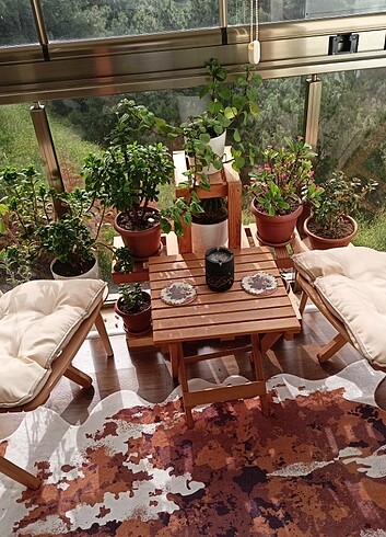  Beden ten rengi Renk Balkon takımı 