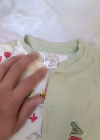 Pastel Renkli Baskılı Bebek Uyku Tulumu - Görsel 4