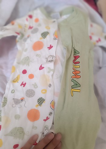 Pastel Renkli Baskılı Bebek Uyku Tulumu - Görsel 2