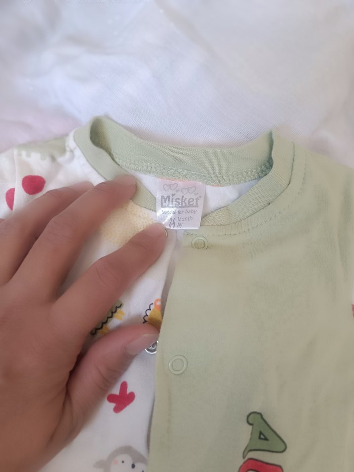 Pastel Renkli Baskılı Bebek Uyku Tulumu - Görsel 4