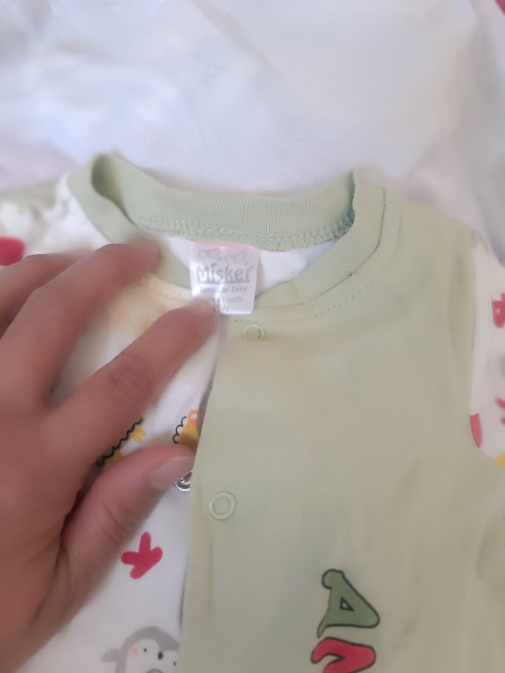 Pastel Renkli Baskılı Bebek Uyku Tulumu - Görsel 3